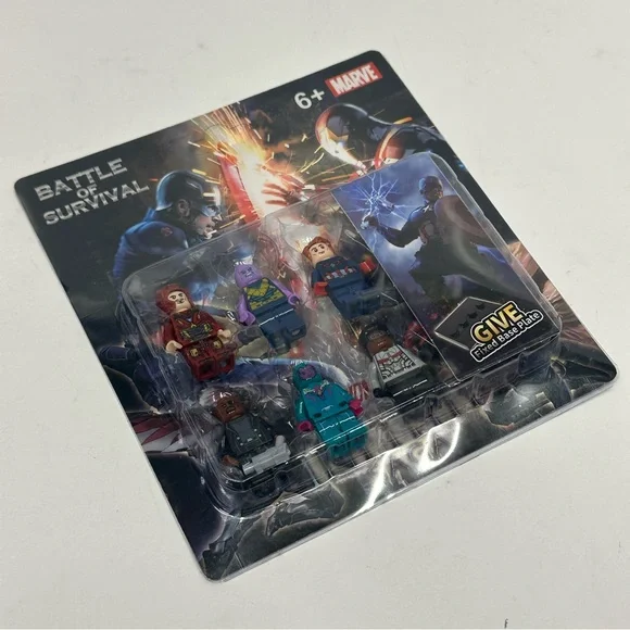 Marvel Avengers Mini figures Thanos Vision Falcon Scarlet Witch Captain America - Picture 4 of 5